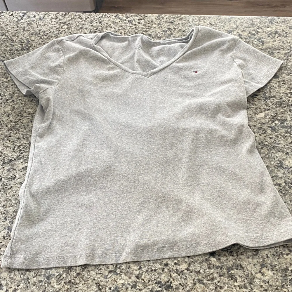 Tommy Hilfiger V-Neck Tees - Picture 8 of 9